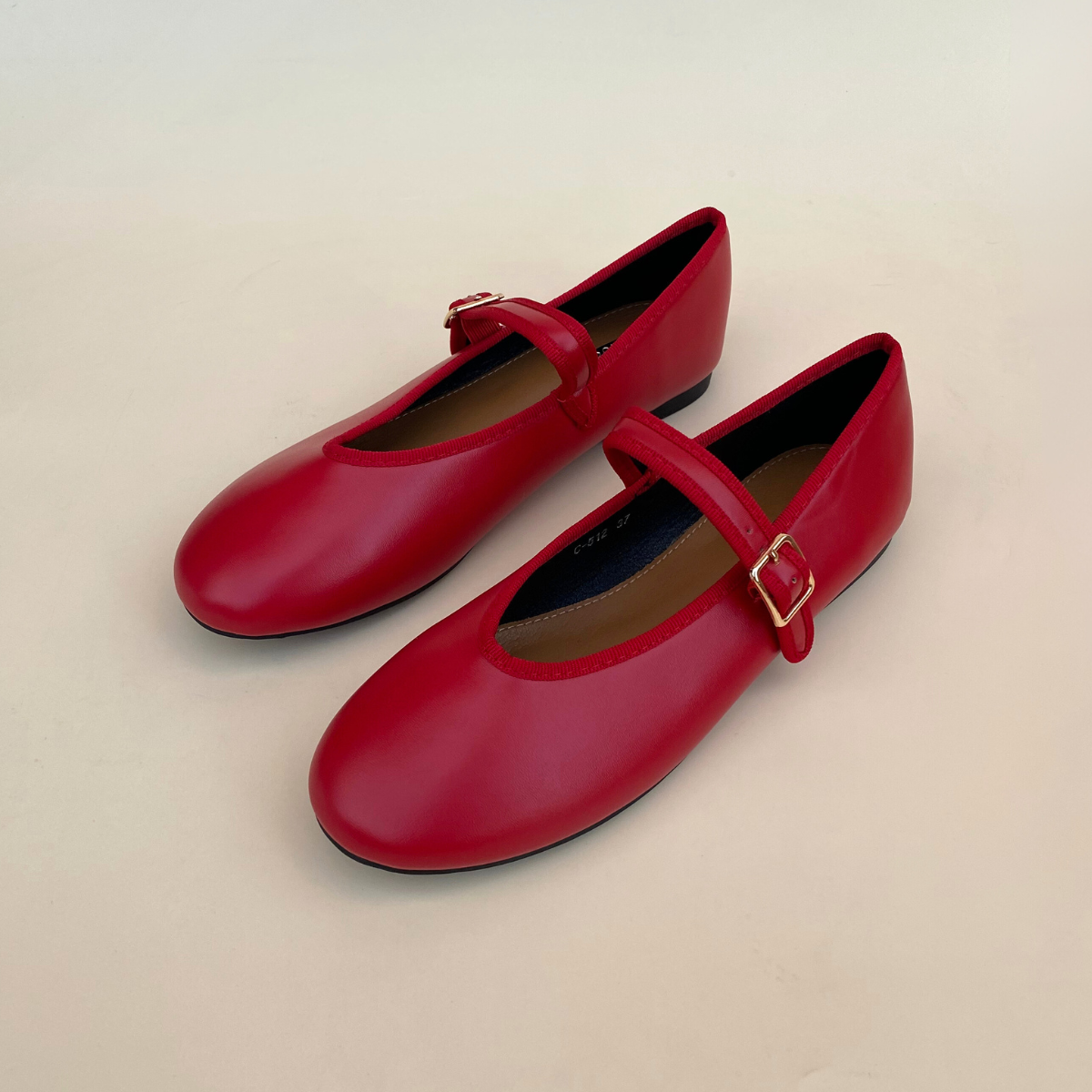 Ballerines rouge