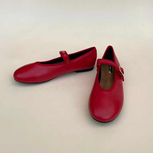 Ballerines rouge