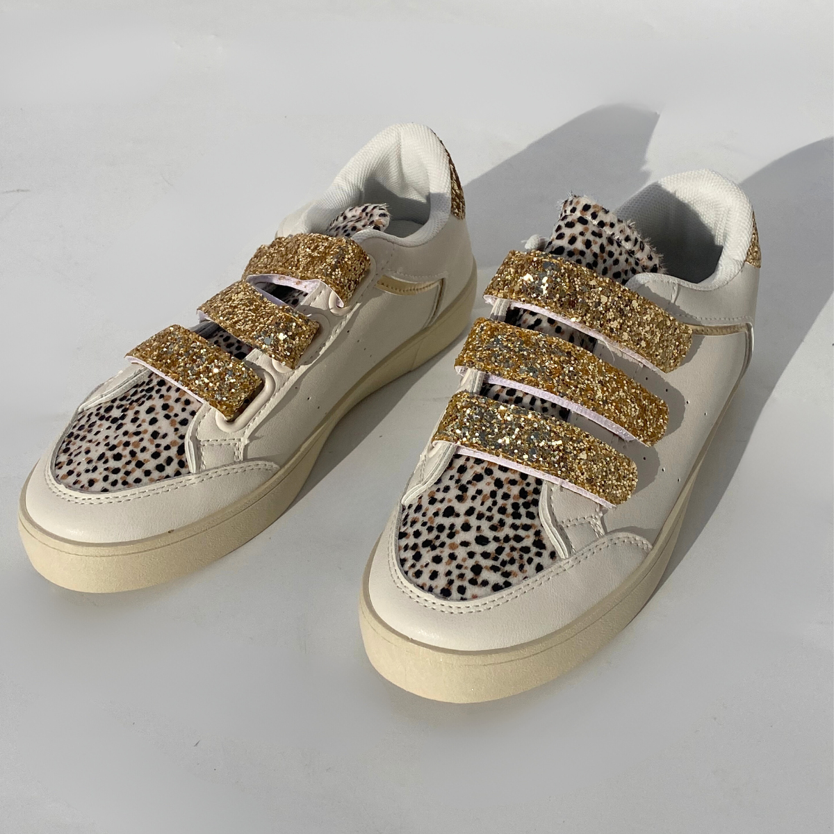 Baskets plates dorées