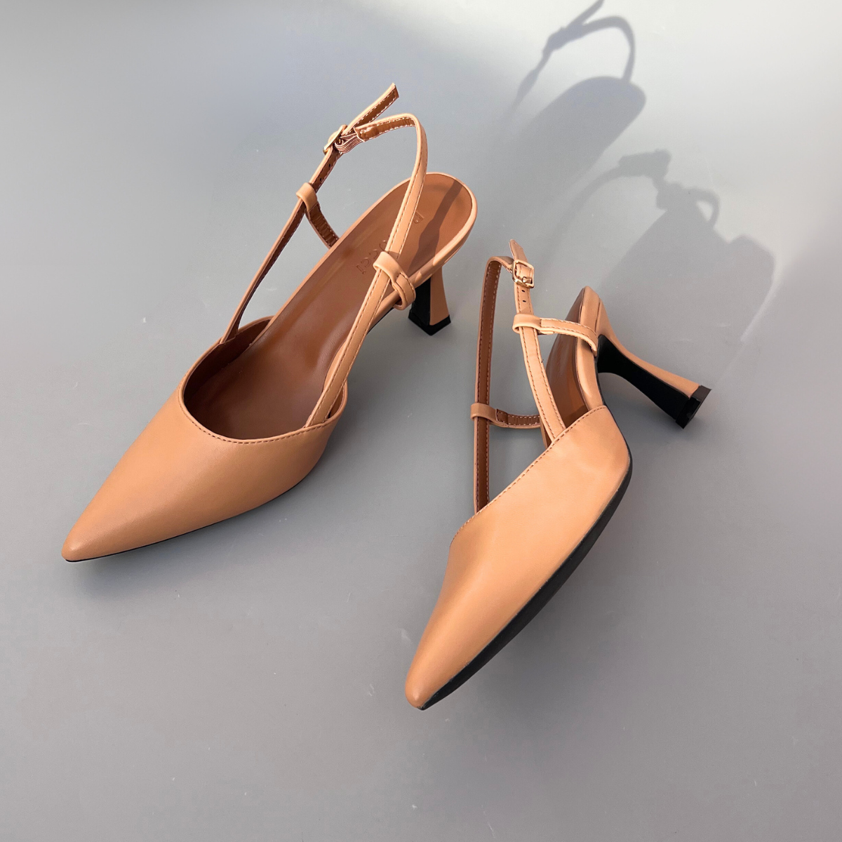 Escarpin ouvert - Beige