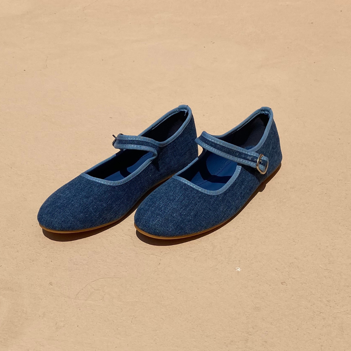 Ballerines en jean - Bleu Jeans