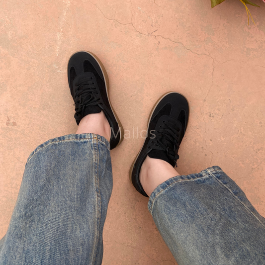 Basket noir ; basket pour femme ; basket chique ; basket confortable