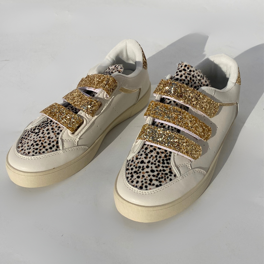 Baskets plates dorées