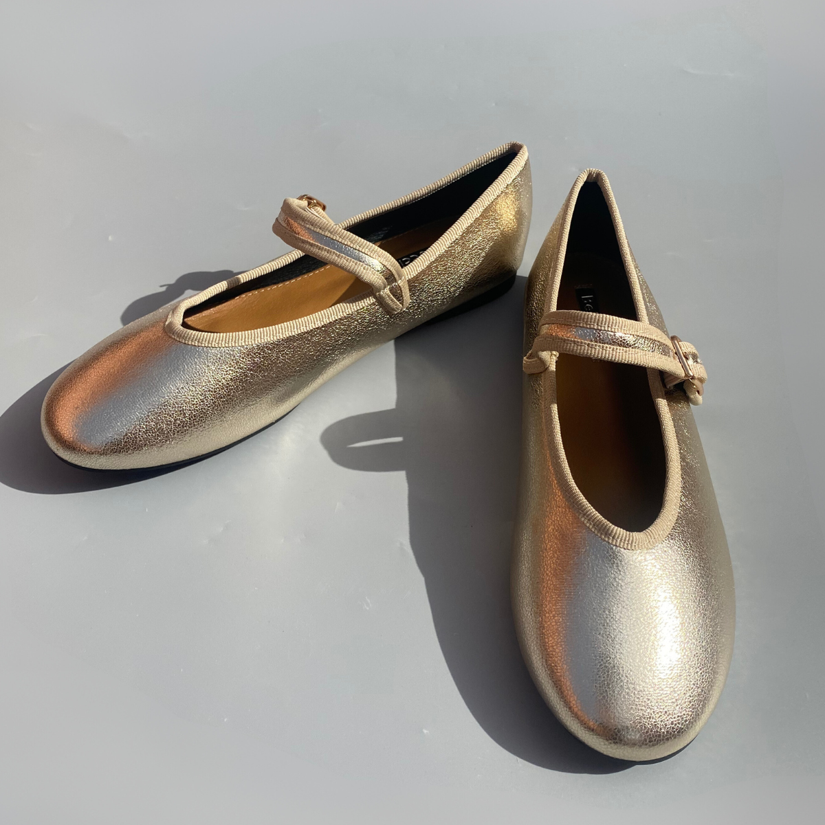 Ballerines  gold