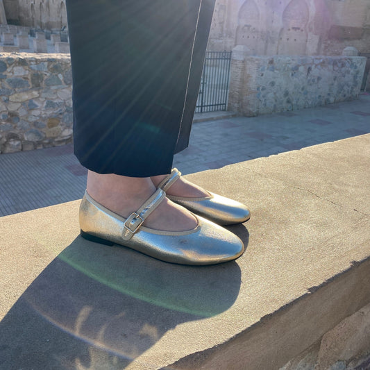Ballerines  gold