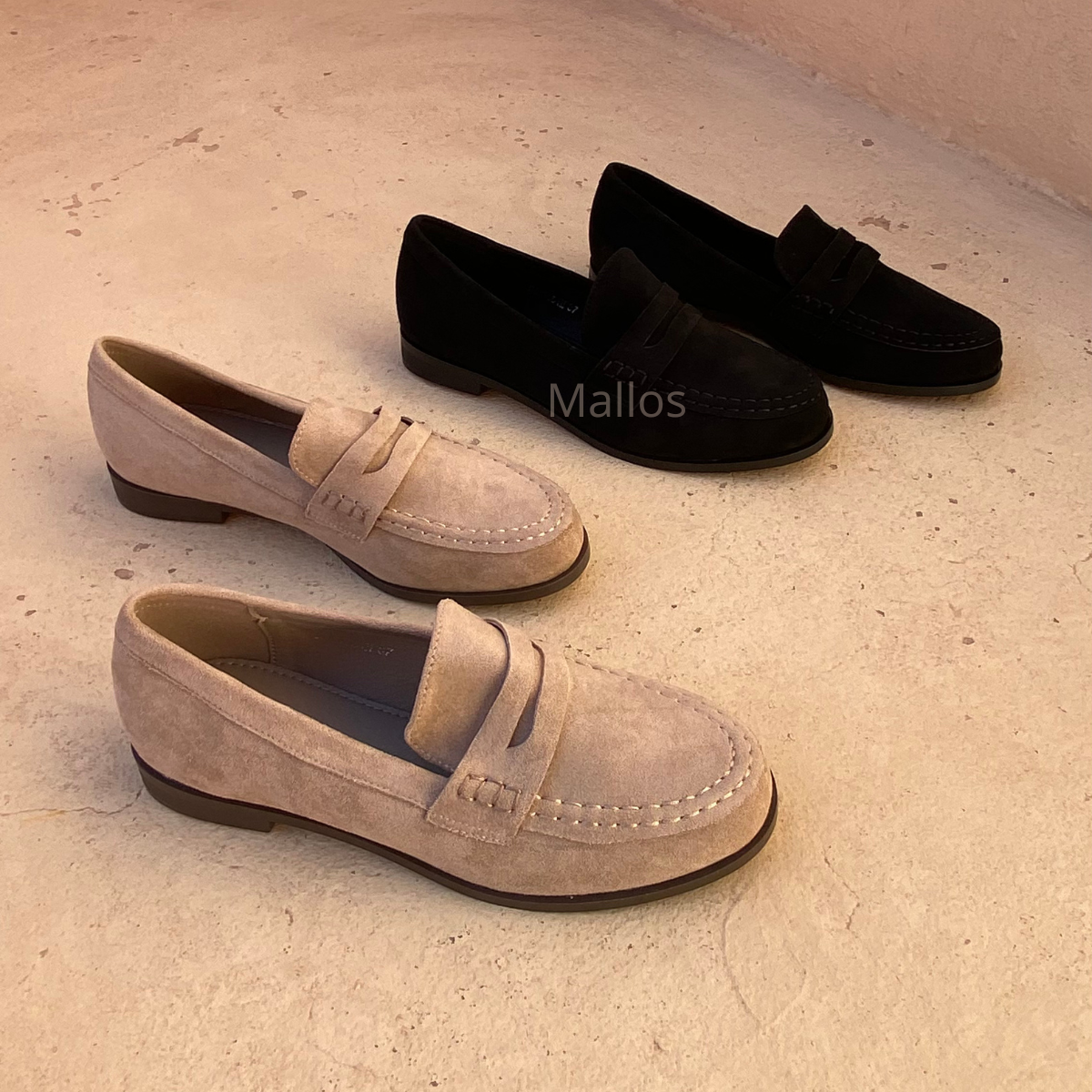 mocassin en daim ; mocassin khaki ; mocassin pour femme ; mocassin femme ; mocassin classe 