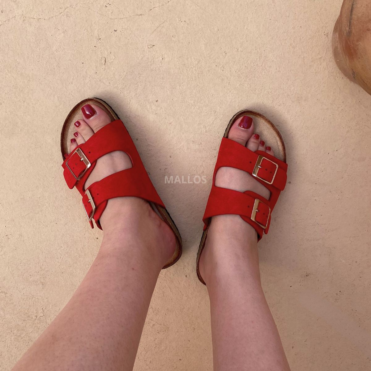 sandale birken . sandale pour femme . sandale red . sandale ete .